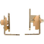 HILLMAN BRASS PLATED CAFE DOOR HINGE 851593